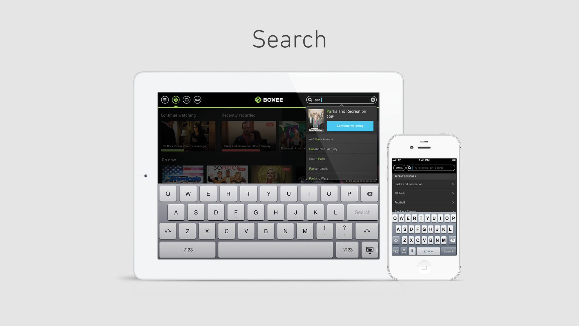 Boxee iPad/iPhone 2